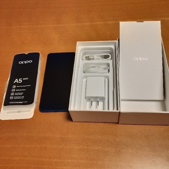 OPPO　A5　2020　ブルー　モバイル