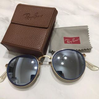 レイバン(Ray-Ban)の【why?様専用】レイバン サングラス ラウンドメタル 折りたたみ(サングラス/メガネ)