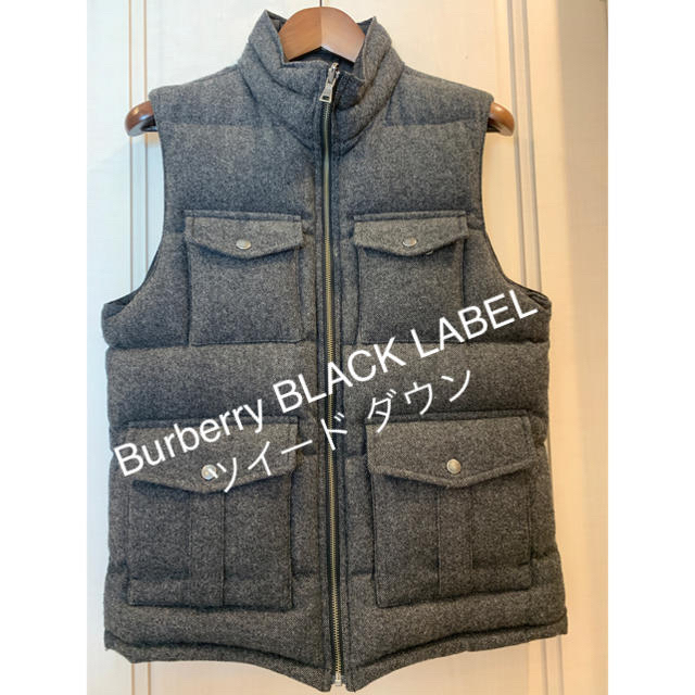 BURBERRY BLACK LABEL(バーバリーブラックレーベル)のバーバリーダウンベスト＋ブルックス フリースベスト メンズのジャケット/アウター(ダウンベスト)の商品写真