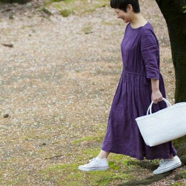 fog linen work(フォグリネンワーク)のfog linen work mei dress メイドレス ワンピース レディースのワンピース(ロングワンピース/マキシワンピース)の商品写真