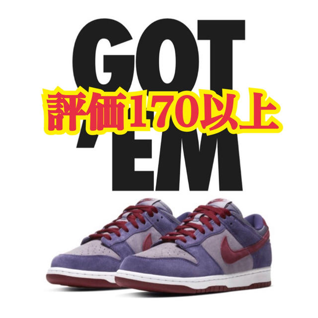 US10 Nike Dunk Low Plumメンズ