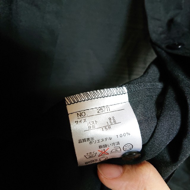 黒ブラウス  L～LL   レディースのトップス(シャツ/ブラウス(長袖/七分))の商品写真