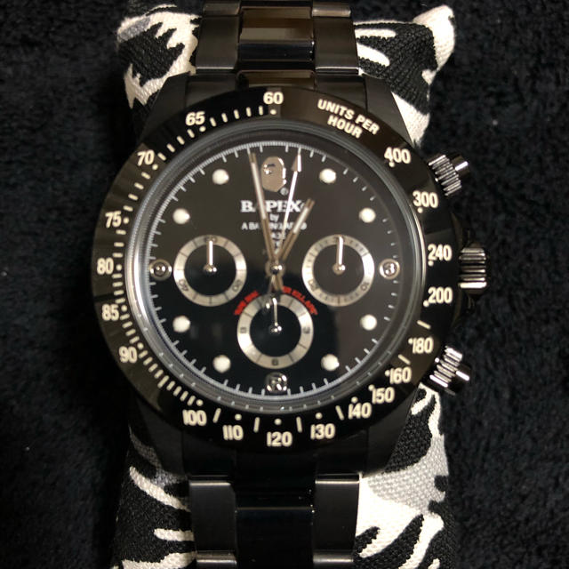 A BATHING APE(アベイシングエイプ)のBAPEXベイペックス　デイトナタイプ メンズの時計(腕時計(アナログ))の商品写真