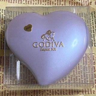 モロゾフ(モロゾフ)の【未使用】GODIVA ゴディバ ハート缶 ケース 2016年 バージョン(小物入れ)