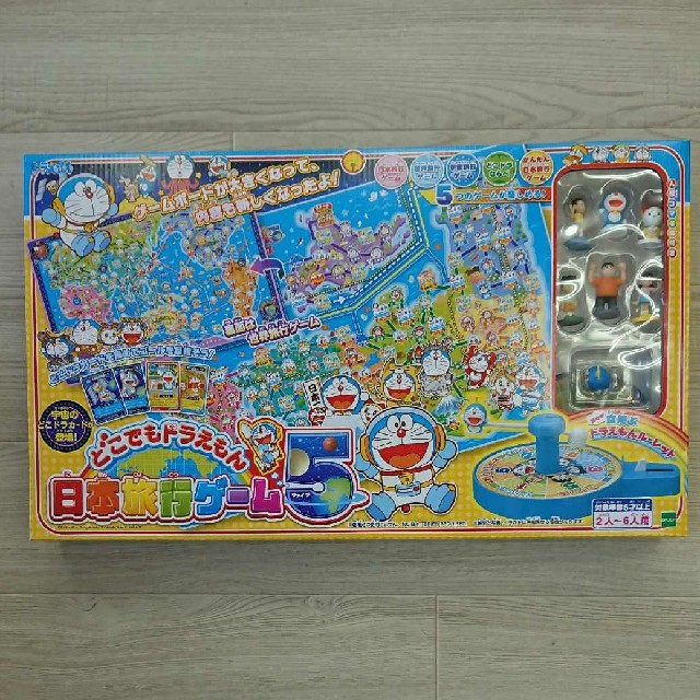 EPOCH(エポック)のどこでもドラえもん 日本旅行ゲーム5 人生ゲーム エンタメ/ホビーのテーブルゲーム/ホビー(人生ゲーム)の商品写真