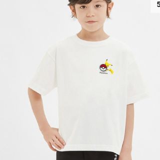 ジーユー(GU)のピカチュウ Tシャツ キッズ 110 Tシャツ(Tシャツ/カットソー)