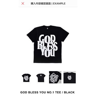 EXAMPLE GOD BLESS YOU NO.1 TEE / BLACK