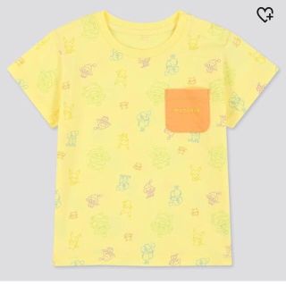 ユニクロ(UNIQLO)の『 新品 』 黄色 モンポケ ユニクロ(Tシャツ/カットソー)