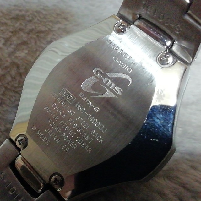 CASIO(カシオ)のカシオ Baby-G 電波ソーラーレディース腕時計 GMS-1400DJ ブルー レディースのファッション小物(腕時計)の商品写真