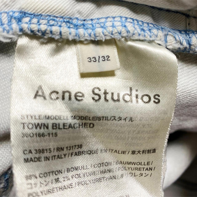 Acne Studios デニム ジーンズ TOWN 33/32 アクネ 3