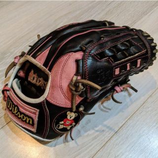 ウィルソン(wilson)の希少　ウィルソン　ベア　軟式　内野(グローブ)