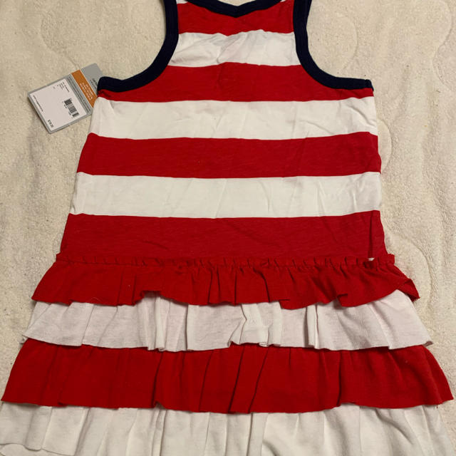 カーターズ Carters ノースリーブワンピース ボーダー 3y 93-98㎝ キッズ/ベビー/マタニティのキッズ服女の子用(90cm~)(ワンピース)の商品写真