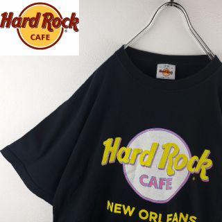 ハードロックカフェ Tシャツ  ビックロゴ  ブラック (Tシャツ/カットソー(半袖/袖なし))