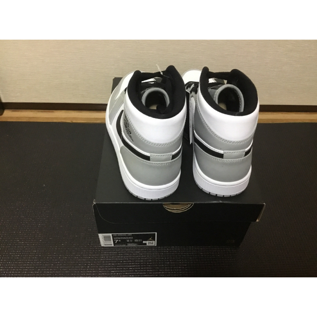 AIR JORDAN 1 MID LIGHT SMOKE GREY 25.5cm