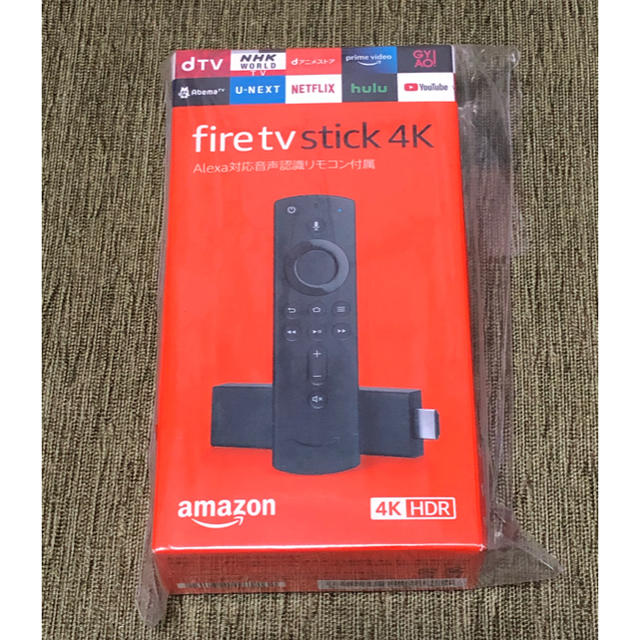 fire tv stick 4K Alexa対応音声認識リモコン付き 新品未開封