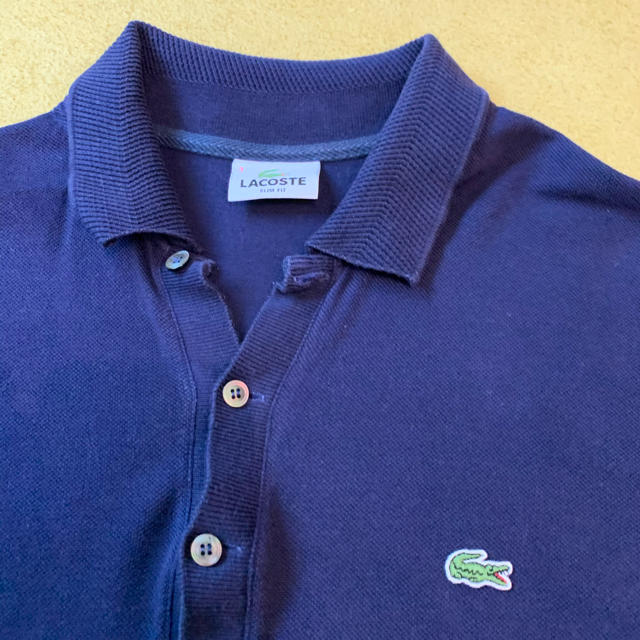 LACOSTE(ラコステ)のラコステポロシャツ メンズ　紺色 メンズのトップス(ポロシャツ)の商品写真