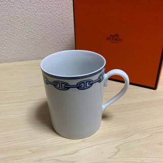 エルメス(Hermes)のHERMES マグカップ　シェーヌダンクル　(グラス/カップ)