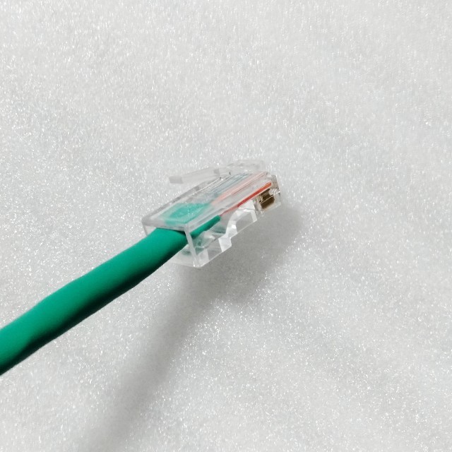 高速通信 1Gbps対応 LANケーブル 2m CAT-5e グリーン