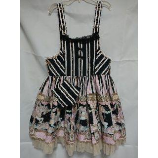 アンジェリックプリティー(Angelic Pretty)のAngelicPretty Day Dream Carnivalサロペット黒新品(サロペット/オーバーオール)