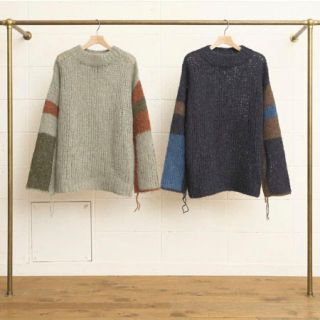 アンユーズド(UNUSED)のUNUSED Hand-Kniting Sweater.(ニット/セーター)