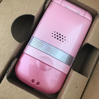 トウシバ(東芝)のSoftBank TOSHIBA コドモバイル 820T ピンク(携帯電話本体)