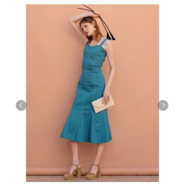 Lily Brown(リリーブラウン)のデザインステッチスカート レディースのスカート(ロングスカート)の商品写真