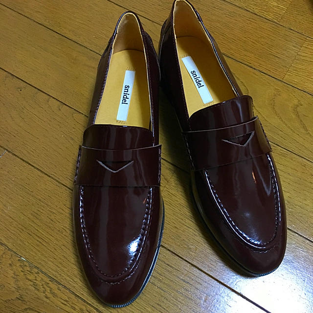 snidel 本革シンプルローファー新品