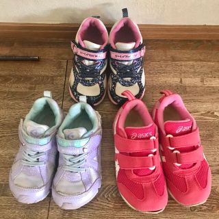 アシックス(asics)の子供靴　三足　16 16.5 17cm セット(スニーカー)