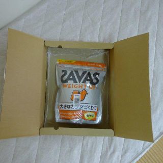 メイジ(明治)のSAVAS　 ウェイトアップ プロテイン　バナナ味【60食分】 1,260g(トレーニング用品)