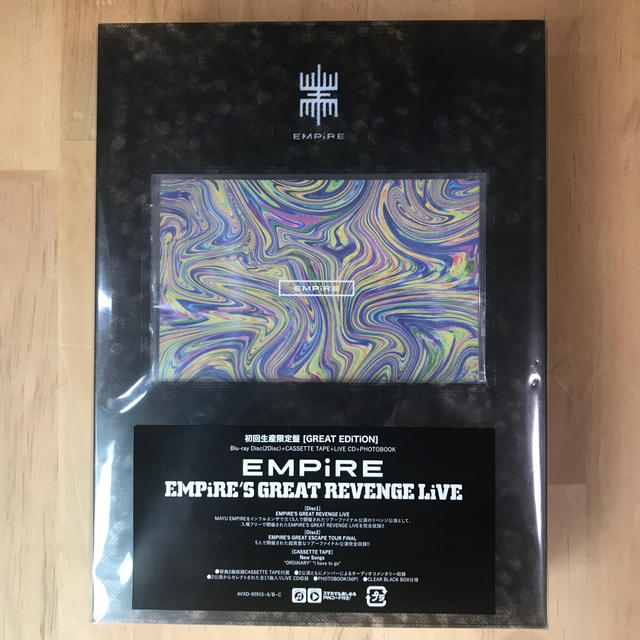 EMPIRE(エンパイア)のEMPiRE’S　GREAT　REVENGE　LiVE　初回生産限定盤 エンタメ/ホビーのDVD/ブルーレイ(ミュージック)の商品写真