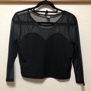 エイチアンドエム(H&M)のH&M シースルートップス(カットソー(長袖/七分))