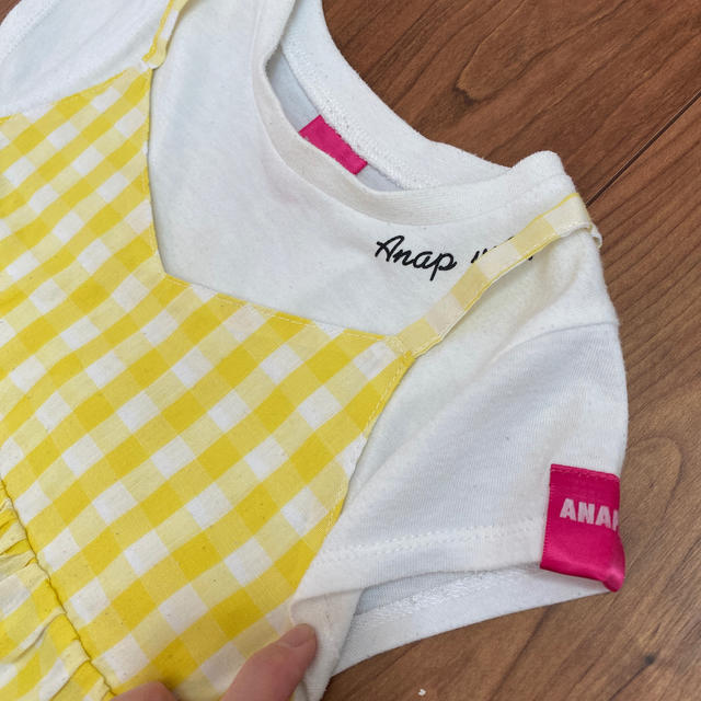 ANAP Kids(アナップキッズ)の120   チュニック  アナップ　ANAP キッズ/ベビー/マタニティのキッズ服女の子用(90cm~)(Tシャツ/カットソー)の商品写真