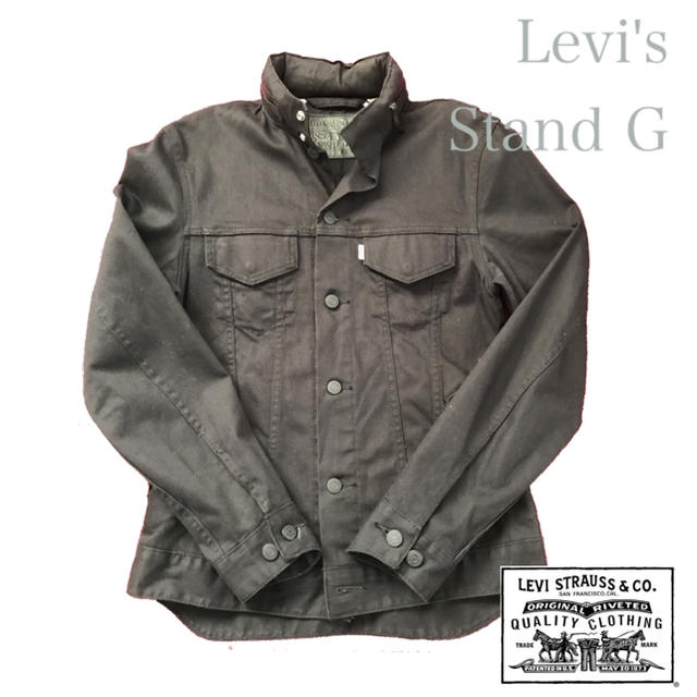 〈Levi's〉ブラックデニム スタンドGジャン