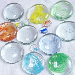 おはじき ガラス細工 置物 昭和レトロの通販 by きなこ|ラクマ
