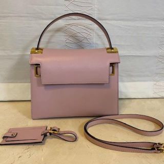 ヴァレンティノ(VALENTINO)の美品！2way ヴァレンティノ ガラヴァーニ マイロックスタッズバッグ　ピンク(ハンドバッグ)