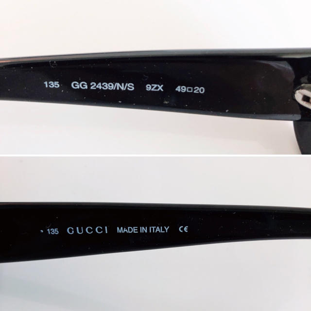 GUCCI サングラス新品未使用135 GG2439/N/S 9ZX 49 20