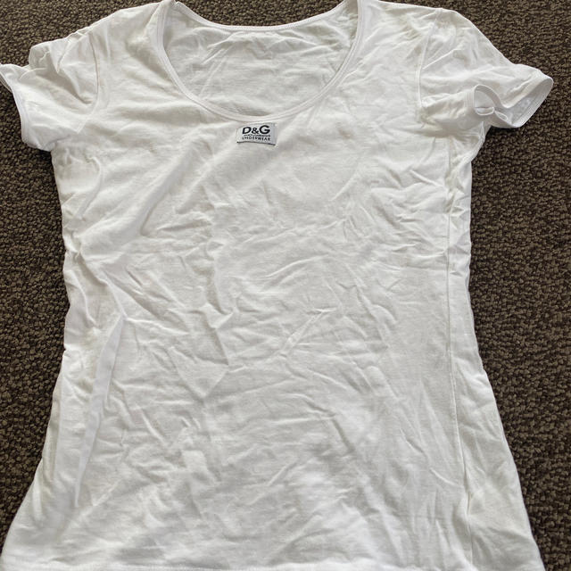 DOLCE&GABBANA(ドルチェアンドガッバーナ)のドルチェアンドガッパーナ白Tシャツ レディースのトップス(Tシャツ(半袖/袖なし))の商品写真