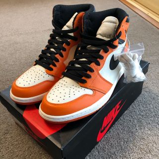 ナイキ(NIKE)の【27.5cm】AIR JORDAN 1 シャッタード　バックボード　アウェイ(スニーカー)