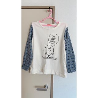 プードゥドゥ(POU DOU DOU)のチャーリーブラウン　長袖Tシャツ(Tシャツ(長袖/七分))