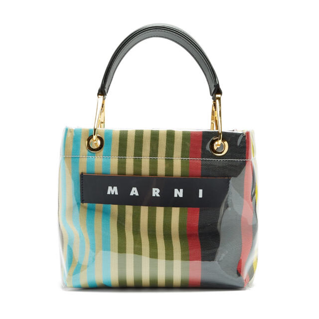 Marni(マルニ)のMarni glossy grip グロッシーグリップ　PVC ハンドバッグ レディースのバッグ(トートバッグ)の商品写真