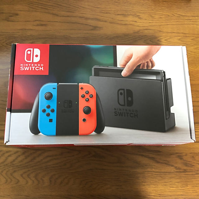 Nintendo Switch(ニンテンドースイッチ)のNintendo Switch Joy-Con (L) ネオンブルー/ (R)  エンタメ/ホビーのゲームソフト/ゲーム機本体(家庭用ゲーム機本体)の商品写真