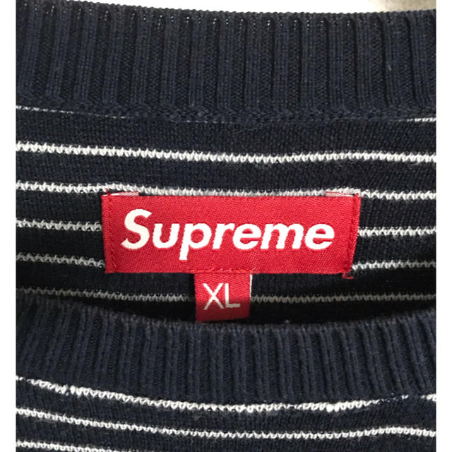 〈supreme〉ボーダーニット 1