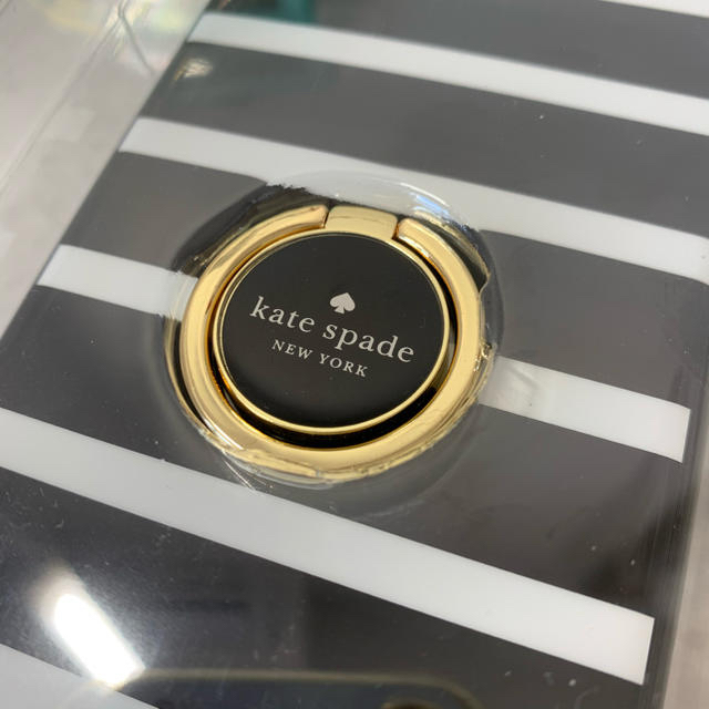 kate spade new york(ケイトスペードニューヨーク)の⭐️新品未使用⭐️ケイトスペード　iPhone XS MAX リング付き スマホ/家電/カメラのスマホアクセサリー(モバイルケース/カバー)の商品写真