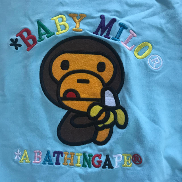 bape baby milo トレーナー キッズ/ベビー/マタニティのキッズ服男の子用(90cm~)(ジャケット/上着)の商品写真