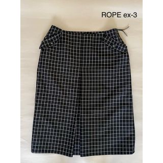 ロペ(ROPE’)のROPE EX-3 スカート 大きいサイズ  13-15号 日本製(ひざ丈スカート)