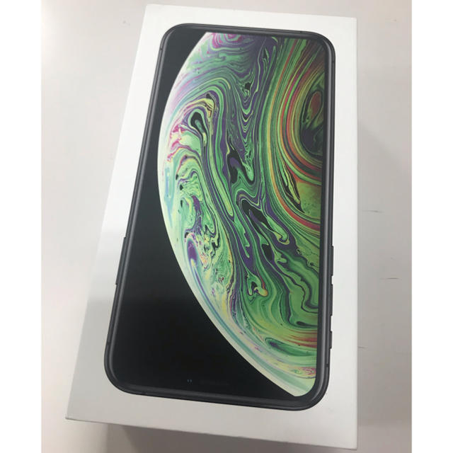 iPhone XS space gray 256 GB 新品未使用スマホ/家電/カメラ