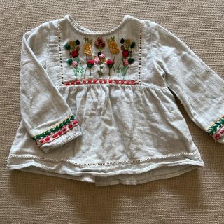 ザラキッズ(ZARA KIDS)のザラベビー　チュニック　80(シャツ/カットソー)