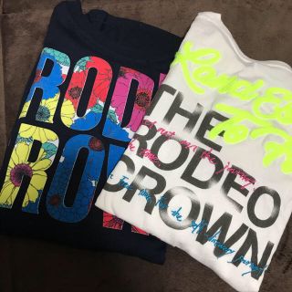 ロデオクラウンズ(RODEO CROWNS)の訳あり。ロデオクラウンズ Tシャツ 2枚セット ロディくん★ (Tシャツ(半袖/袖なし))