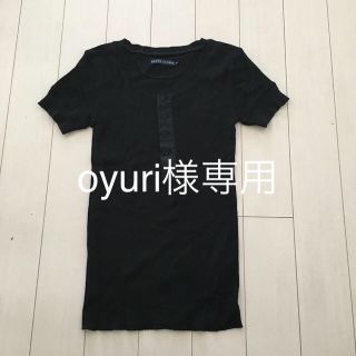 ラルフローレン(Ralph Lauren)のラルフローレン　新品未使用　Tシャツ　ヘンリーネック　M レディース(Tシャツ(半袖/袖なし))