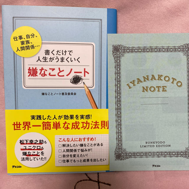 書くだけで人生がうまくいく嫌なことノ－ト 仕事、自分、家族、人間関係… エンタメ/ホビーの本(ビジネス/経済)の商品写真